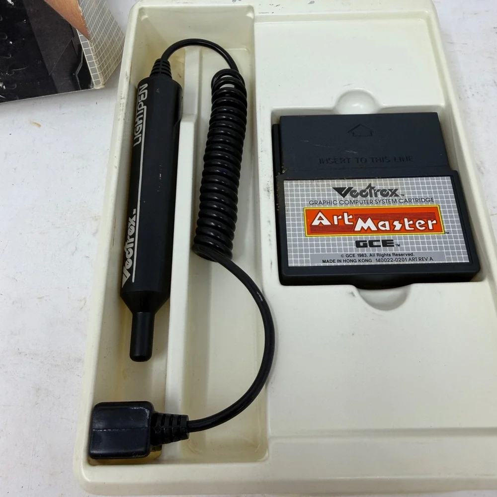 Vintage Vectrex Lightpen GCE ArtMaster Cartridge